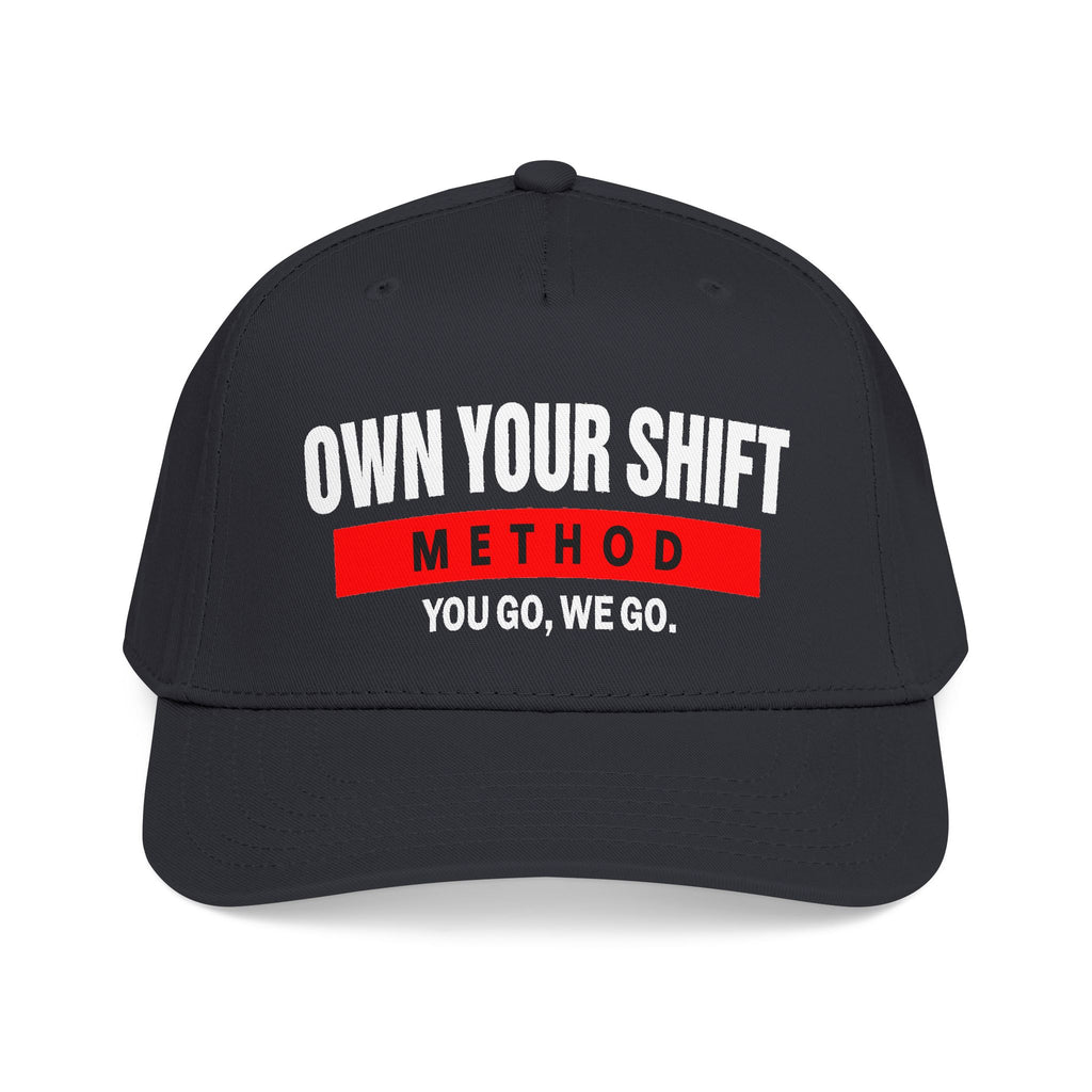 METHOD Baseball Cap — Minimal Red Logo Mid-Profile Hat