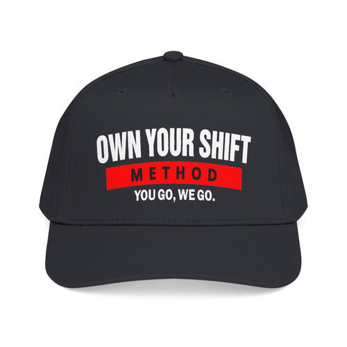 METHOD Baseball Cap — Minimal Red Logo Mid-Profile Hat
