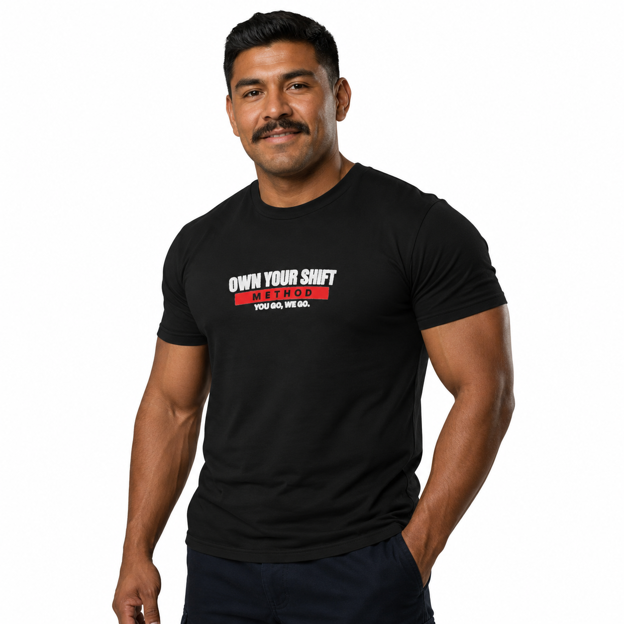 Performance T-Shirt — "Own Your Story" Motivational Graphic Tee