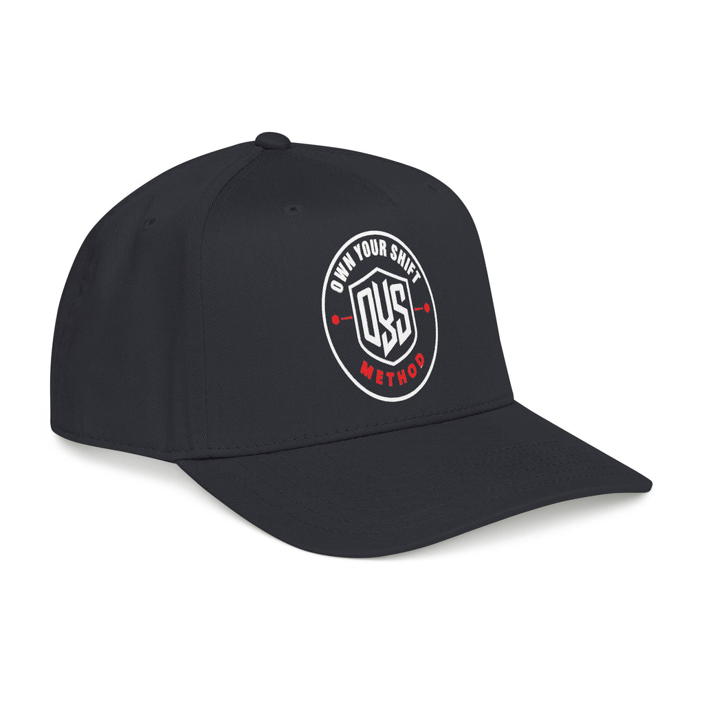 METHOD Baseball Cap — Minimal Red Logo Mid-Profile Hat