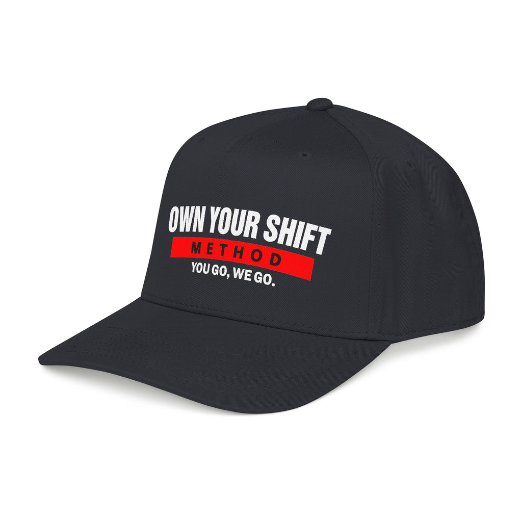 METHOD Baseball Cap — Minimal Red Logo Mid-Profile Hat