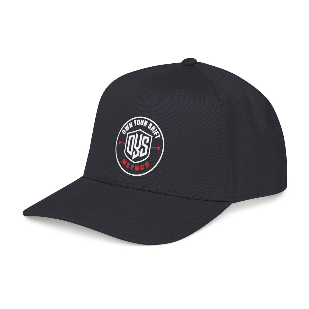 METHOD Baseball Cap — Minimal Red Logo Mid-Profile Hat