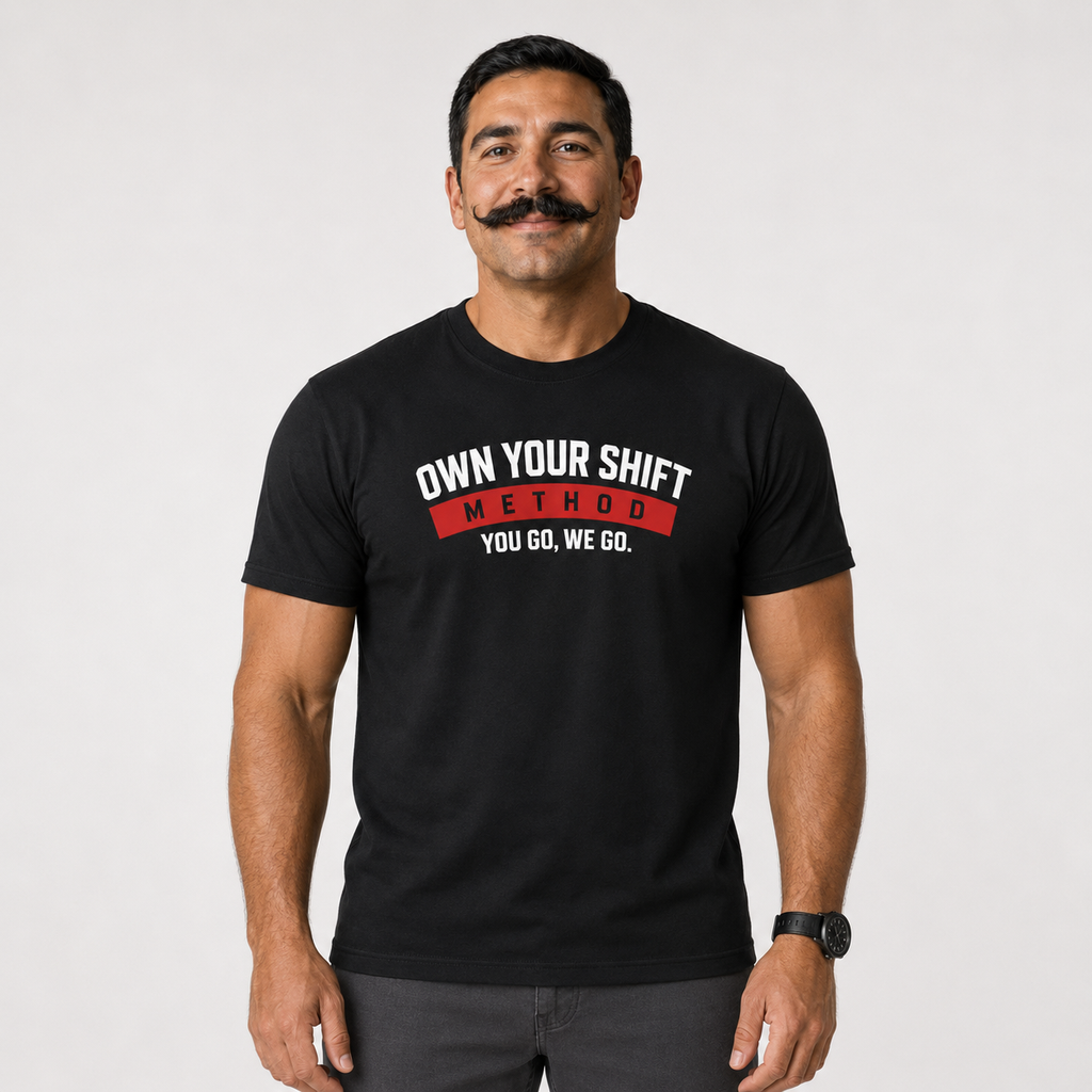 Performance T-Shirt — "Own Your Story" Motivational Graphic Tee